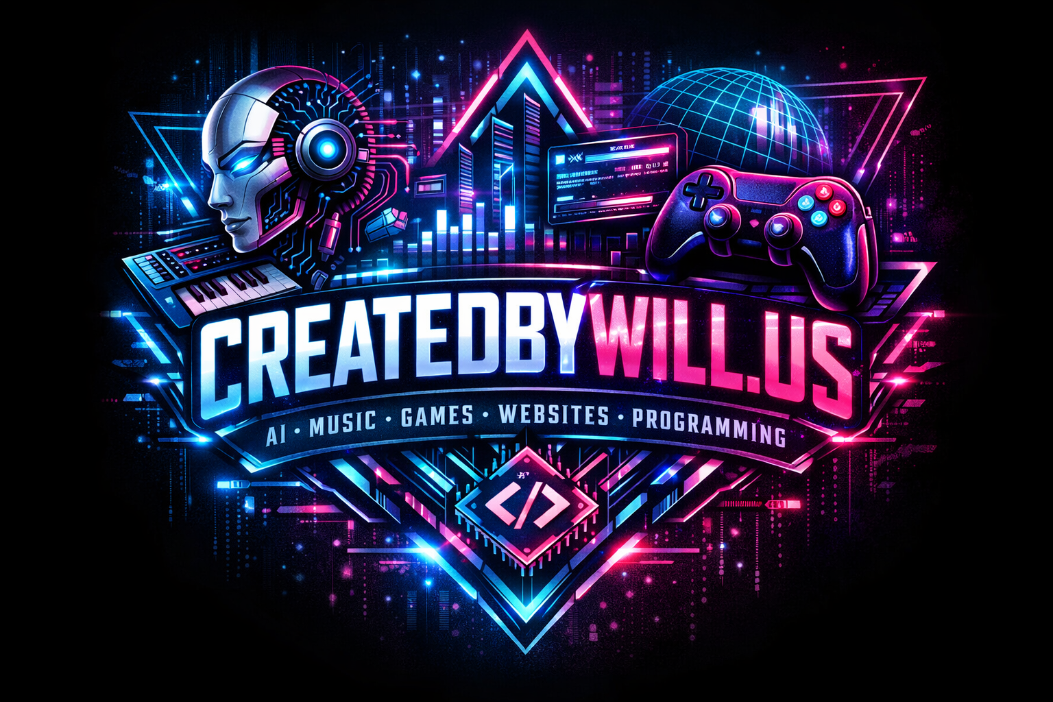 Created By Will - AI, Music, Games, Websites, Programming
